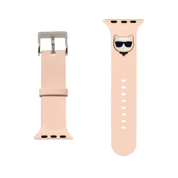 Apple iWatch Karl Lagerfeld KLAWMSLCP 38/40mm óraszíj - Rózsaszín