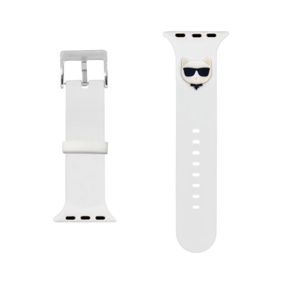 Apple iWatch Karl Lagerfeld KLAWMSLCW 38/40mm óraszíj - Fehér