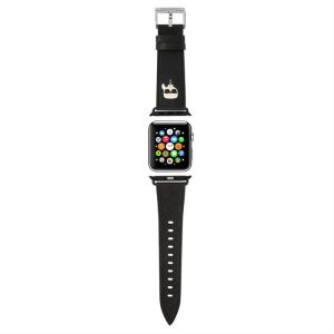 Apple iWatch Karl Lagerfeld KLAWMOKHK 38/40mm óraszíj - Fekete