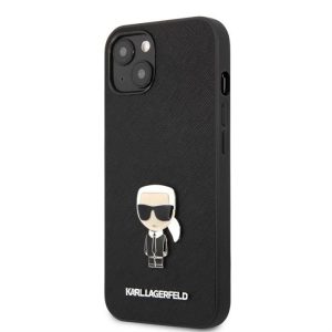 Apple iPhone 13 KARL LAGERFELD KLHCP13MIKMSBK Hátlap - Fekete