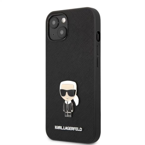 Apple iPhone 13 KARL LAGERFELD KLHCP13MIKMSBK Hátlap - Fekete