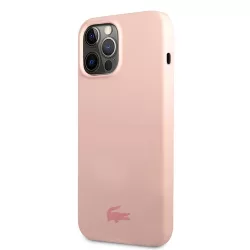   Apple iPhone 13 Pro Max Lacoste LCHCP13XSI Liquid Hátlap - Rózsaszín