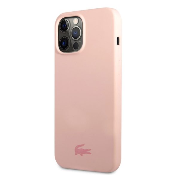 Apple iPhone 13 Pro Max Lacoste LCHCP13XSI Liquid Hátlap - Rózsaszín