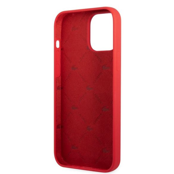 Apple iPhone 13 Pro Lacoste LCHCP13LSR Liquid Hátlap - Piros