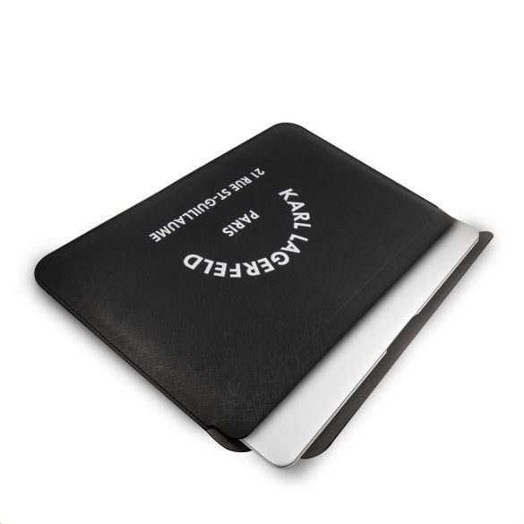 KARL LAGERFELD KLCS14RSGSFBK 14'' Notebook/Tablet Táska - Fekete