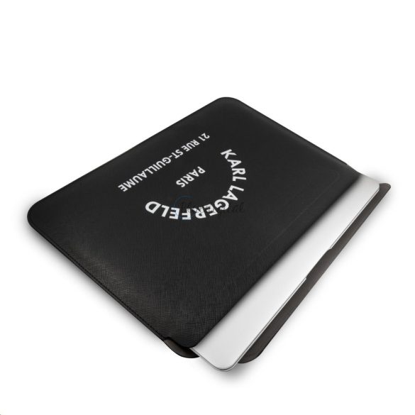 KARL LAGERFELD KLCS16RSGSFBK 16'' Notebook/Tablet Táska - Fekete