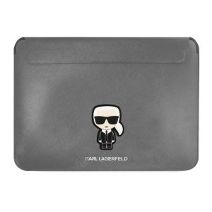 KARL LAGERFELD KLCS14PISG 14'' Notebook/Tablet Táska - Ezüst