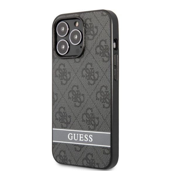 Apple iPhone 13 Pro GUESS GUHCP13LP4SNK Hátlap - Szürke