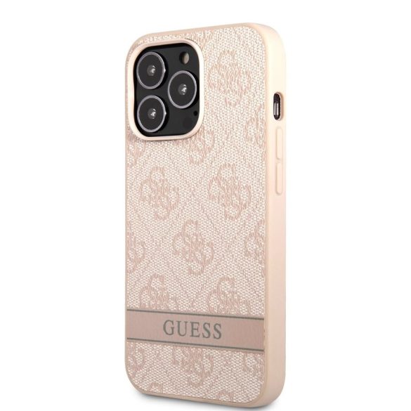 Apple iPhone 13 Pro GUESS GUHCP13LP4SNP Hátlap - Rózsaszín