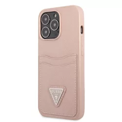   Apple iPhone 13 Pro GUESS GUHCP13LPSATPP Hátlap - Rózsaszín