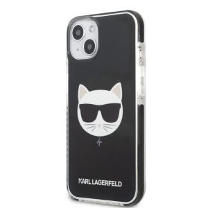 Apple iPhone 13 KARL LAGERFELD KLHCP13MTPECK TPU Hátlap - Fekete