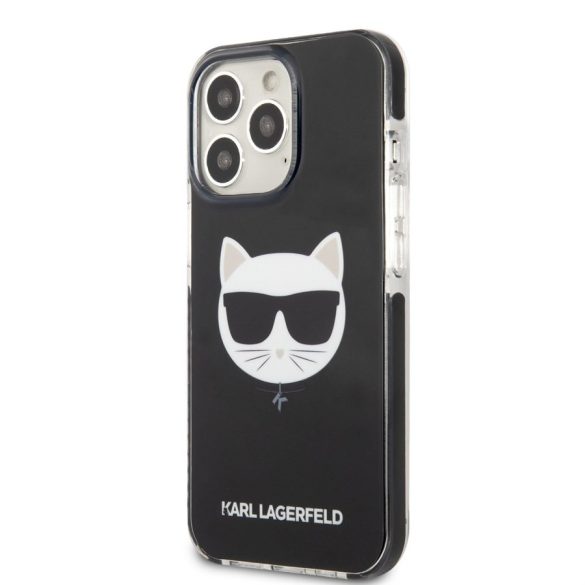 Apple iPhone 13 Pro KARL LAGERFELD KLHCP13LTPECK TPU Hátlap - Fekete