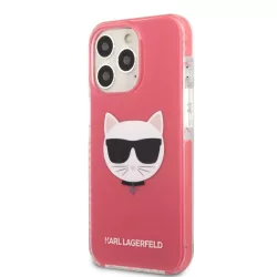   Apple iPhone 13 Pro KARL LAGERFELD KLHCP13LTPECPI TPU Hátlap - Rózsaszín
