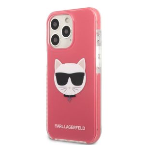 Apple iPhone 13 Pro KARL LAGERFELD KLHCP13LTPECPI TPU Hátlap - Rózsaszín