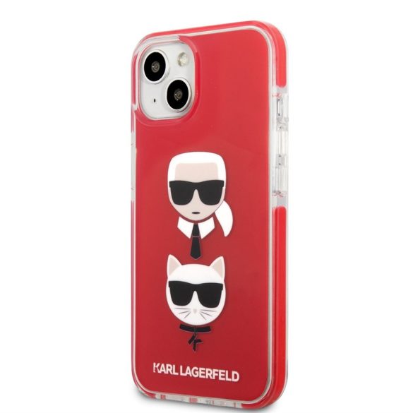 Apple iPhone 13 KARL LAGERFELD KLHCP13MTPE2TR TPU Hátlap - Piros