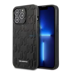   Apple iPhone 13 Pro Max KARL LAGERFELD KLHCP13XMNMP1K Hátlap - Fekete