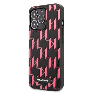 Apple iPhone 13 Pro Max KARL LAGERFELD KLHCP13XMNMP1P Hátlap - Rózsaszín