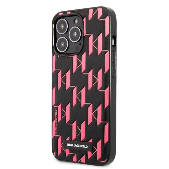 Apple iPhone 13 Pro Max KARL LAGERFELD KLHCP13XMNMP1P Hátlap - Rózsaszín