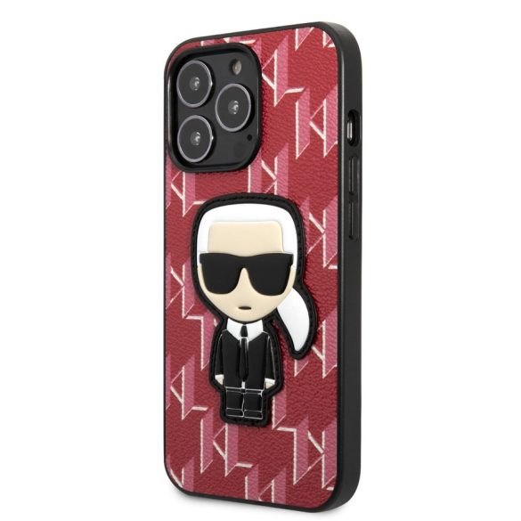 Apple iPhone 13 Pro KARL LAGERFELD KLHCP13LPMNIKPI Hátlap - Piros