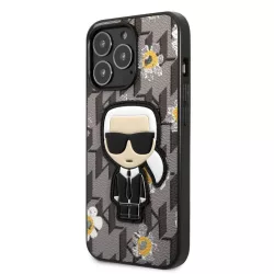   Apple iPhone 13 Pro KARL LAGERFELD KLHCP13LPMNFIK1 Hátlap - Szürke