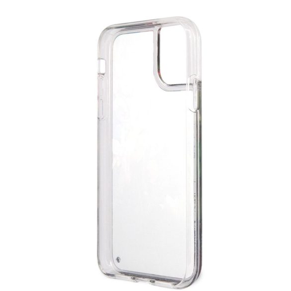 Apple iPhone 11 GUESS GUHCN61LFLSB Liquid Glitter TPU Hátlap - Kék