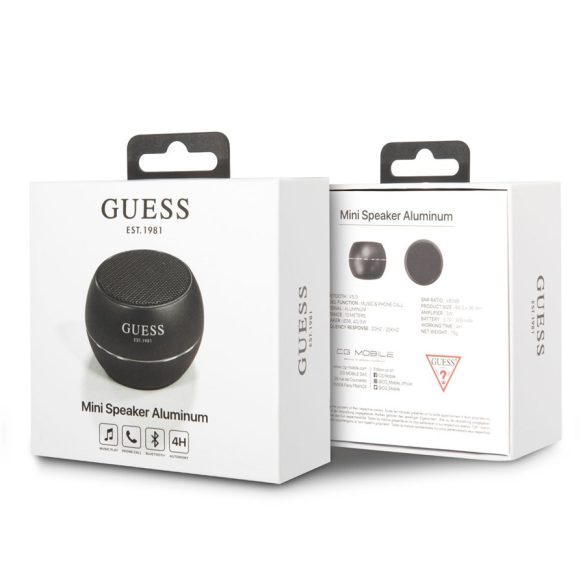 GUESS GUWSALGEK Bluetooth Hangszóró - Fekete