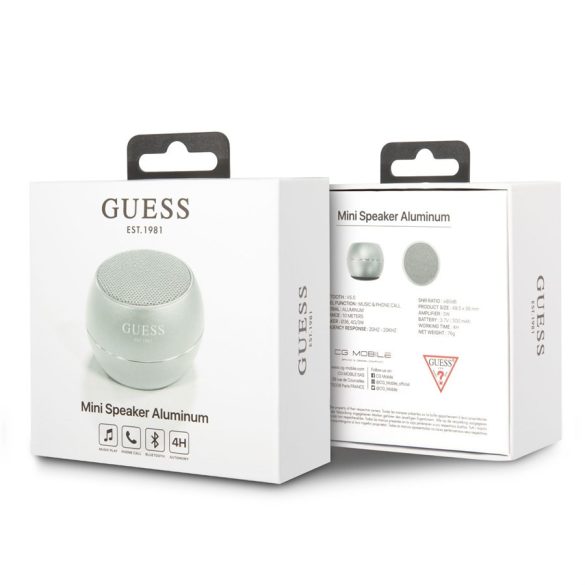 GUESS GUWSALGEG Bluetooth Hangszóró - Ezüst