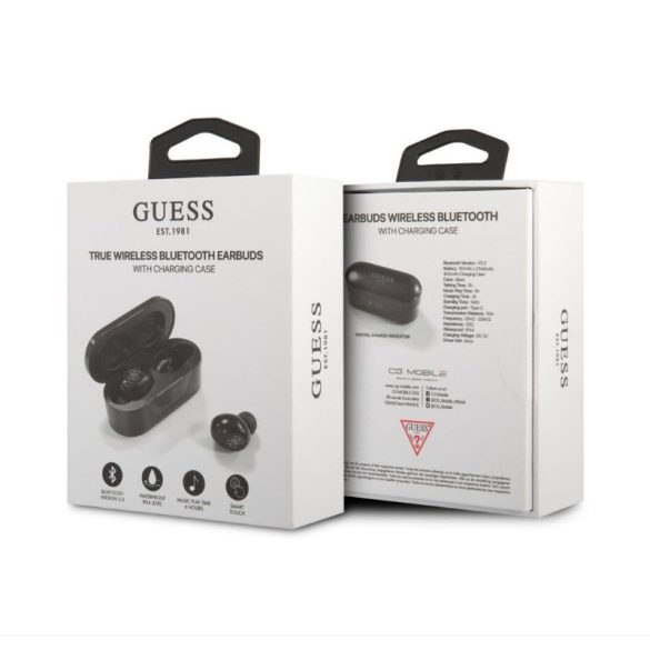 GUESS GUTWST31EK TWS Bluetooth 5.0 Headset - Fekete