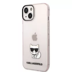   Apple iPhone 14 Plus KARL LAGERFELD KLHCP14MCTTRI TPU Hátlap - Rózsaszín