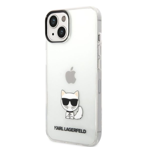 Apple iPhone 14 KARL LAGERFELD KLHCP14SCTTR TPU Hátlap - Átlátszó