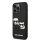 Apple iPhone 14 Pro KARL LAGERFELD KLHCP14L3DRKCK 3D Hátlap - Fekete