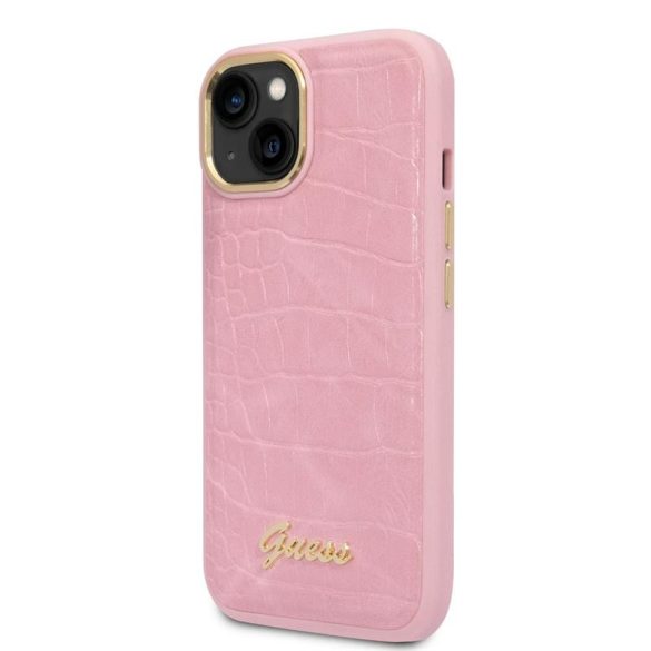 Apple iPhone 14 Pro GUESS GUHCP14LHGCRHP Hátlap - Rózsaszín