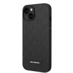   Apple iPhone 14 KARL LAGERFELD KLHCP14SSAKLHPK Hátlap - Fekete