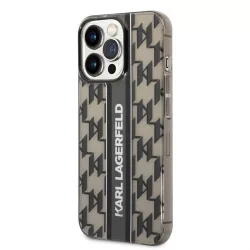   Apple iPhone 14 Pro KARL LAGERFELD KLHCP14LHKLSPCK Hátlap - Fekete