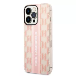   Apple iPhone 14 Pro KARL LAGERFELD KLHCP14LHKLSPCP Hátlap - Rózsaszín