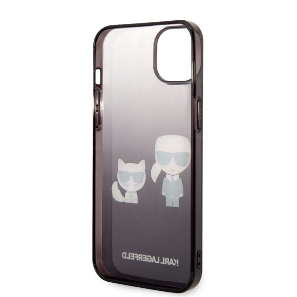 Apple iPhone 14 Plus KARL LAGERFELD KLHCP14MTGKCK TPU Hátlap - Fekete