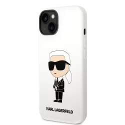   Apple iPhone 14 Plus KARL LAGERFELD KLHCP14MSNIKBCH Liquid Hátlap - Fehér