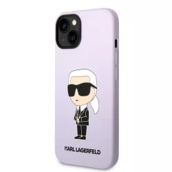   Apple iPhone 14 Plus KARL LAGERFELD KLHCP14MSNIKBCU Liquid Hátlap - Lila