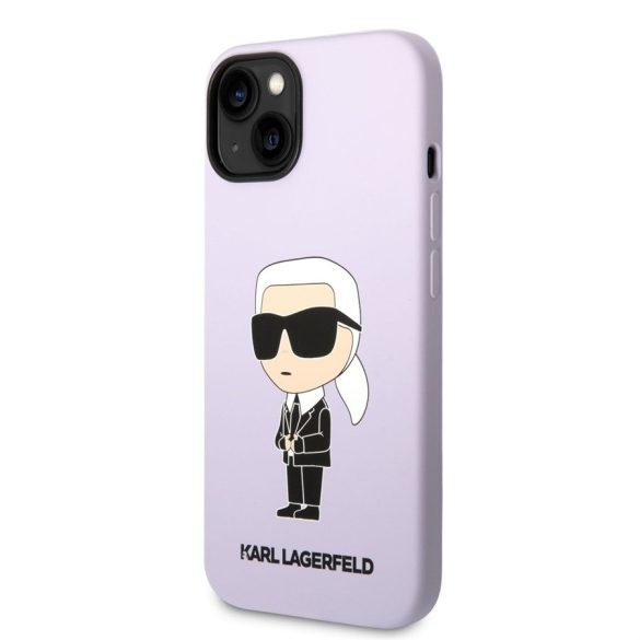 Apple iPhone 14 Plus KARL LAGERFELD KLHCP14MSNIKBCU Liquid Hátlap - Lila