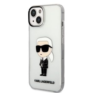 Apple iPhone 14 KARL LAGERFELD KLHCP14SHNIKTCT TPU Hátlap - Átlátszó