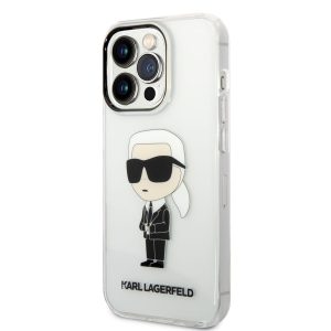 Apple iPhone 14 Pro KARL LAGERFELD KLHCP14LHNIKTCT TPU Hátlap - Átlátszó