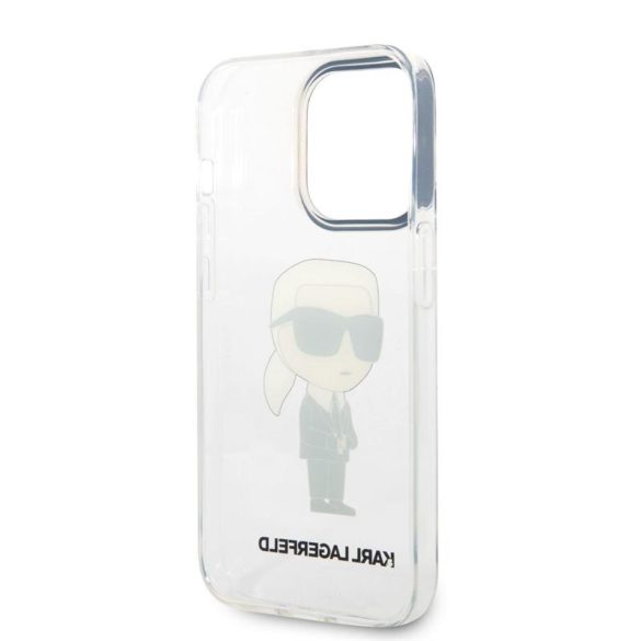 Apple iPhone 14 Pro Max KARL LAGERFELD KLHCP14XHNIKTCT TPU Hátlap - Átlátszó