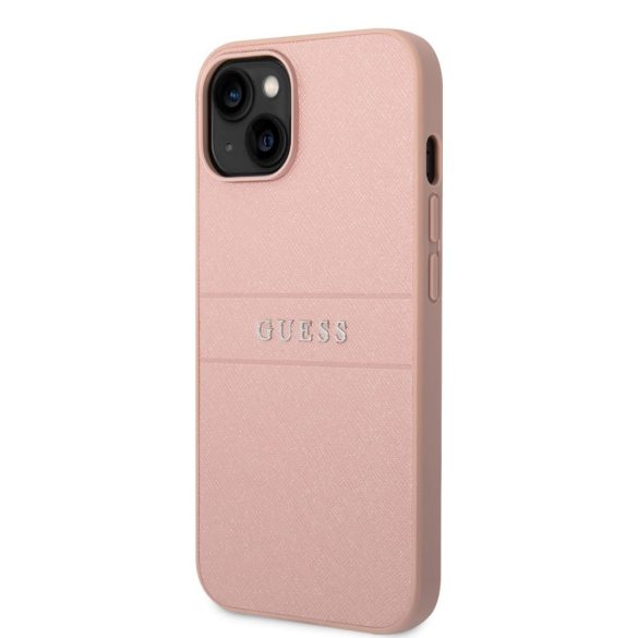 Apple iPhone 14 Plus GUESS GUHCP14MPSASBPI Hátlap - Rózsaszín