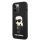 Apple iPhone 13 Pro KARL LAGERFELD KLHCP13LSNIKBCK Liquid Hátlap - Fekete