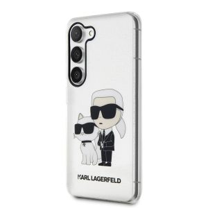 Samsung S23 Plus KARL LAGERFELD KLHCS23MHNKCTGT Hátlap - Átlátszó