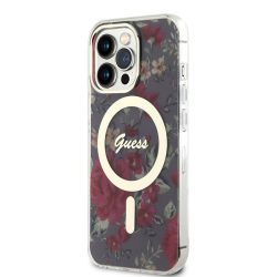   Apple iPhone 14 Pro GUESS GUHMP14LHCFWSA MagSafe Hátlap - Khaki tok