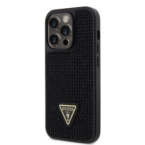 Apple iPhone 14 Pro Max GUESS GUHCP14XHDGTPK Hátlap - Fekete