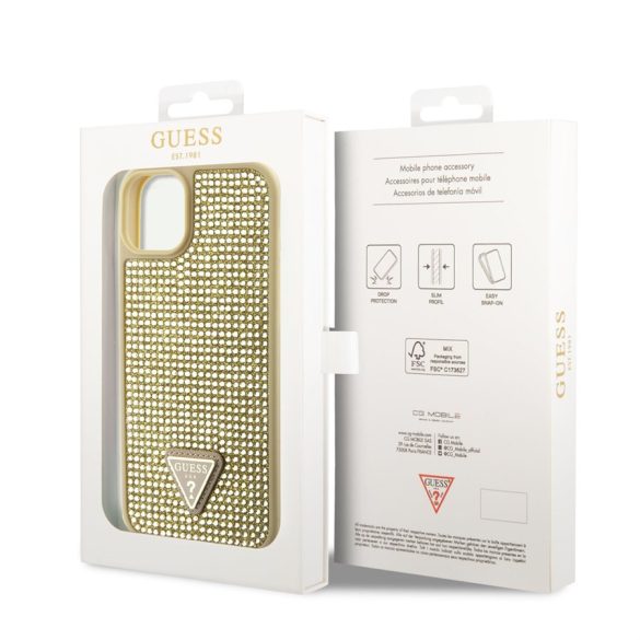 Apple iPhone 14 GUESS GUHCP14SHDGTPD Hátlap - Arany