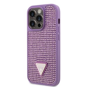 Apple iPhone 14 Pro GUESS GUHCP14LHDGTPU Hátlap - Lila tok