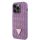 Apple iPhone 14 Pro GUESS GUHCP14LHDGTPU Hátlap - Lila tok